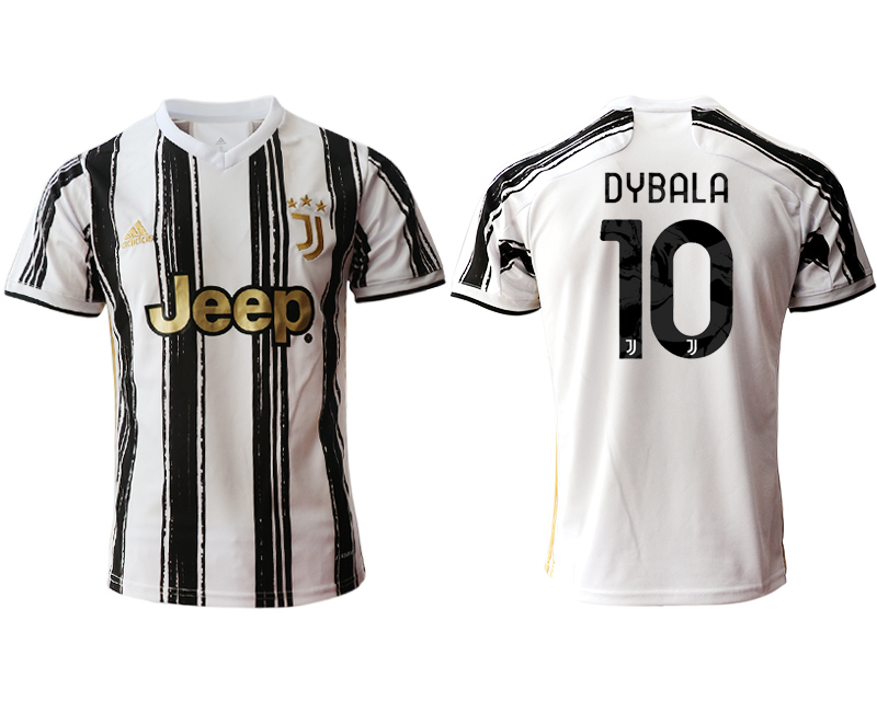 Men 2020-2021 club Juventus home aaa version #10 white Soccer Jerseys1->juventus jersey->Soccer Club Jersey